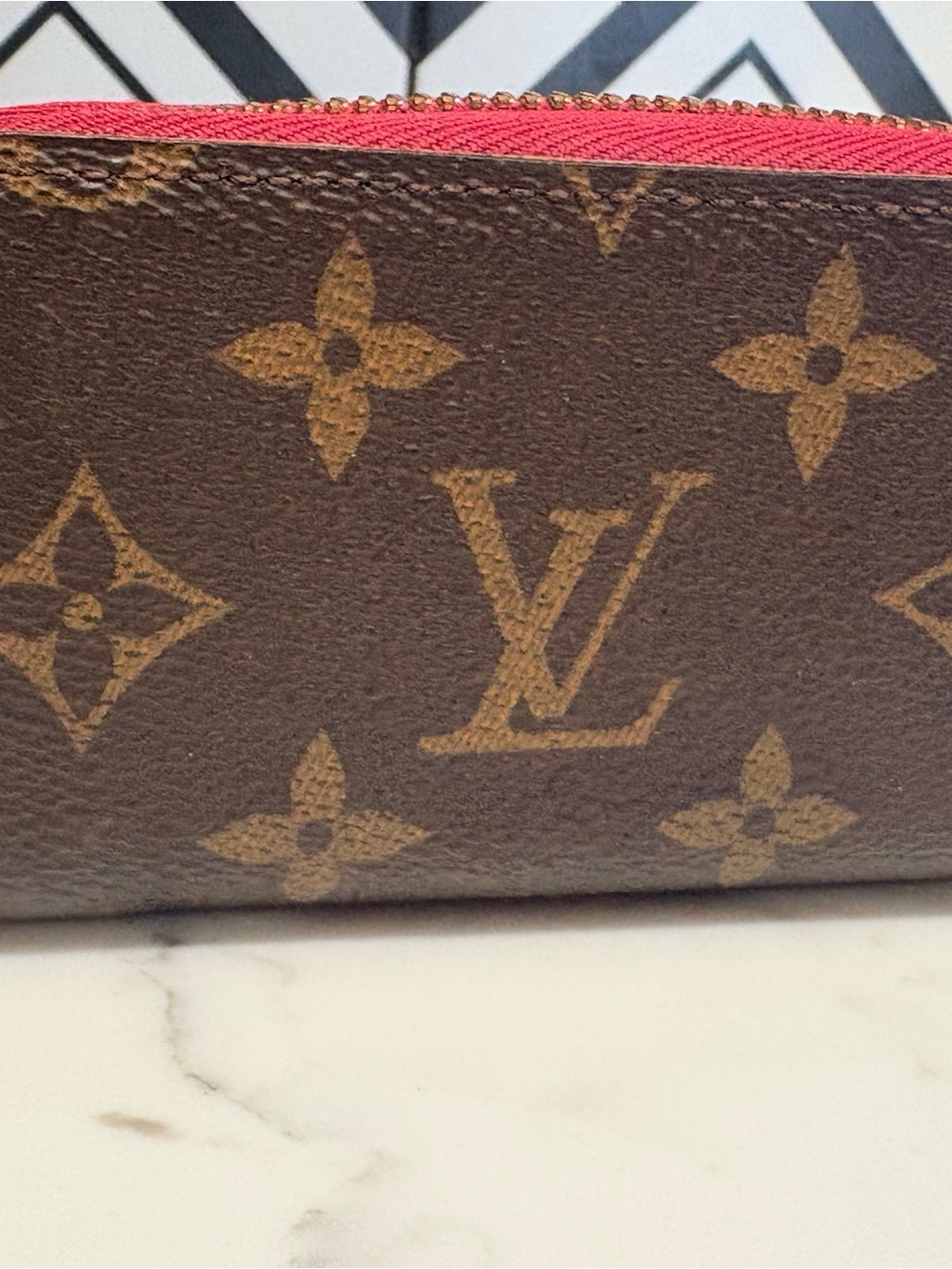 Louis Vuitton Monogram Zippy Multicartes Fuchsia Credit Card Wallet Made France
